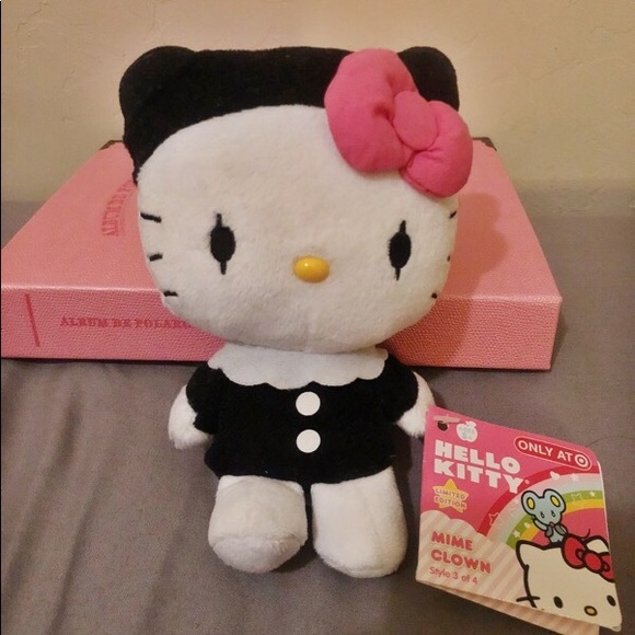 hello kitty clown plush